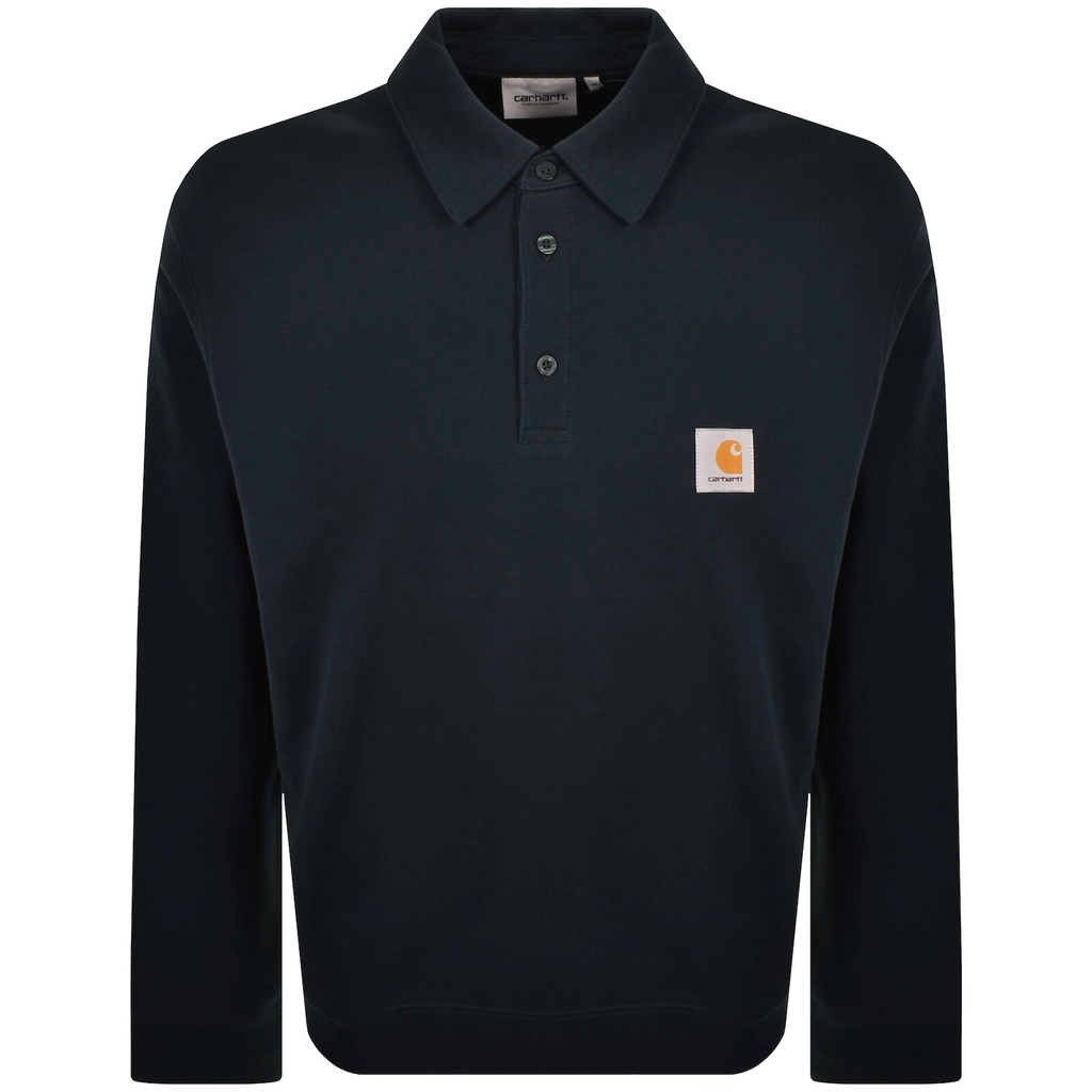 Carhartt WIP Polo Sweatshirt Navy